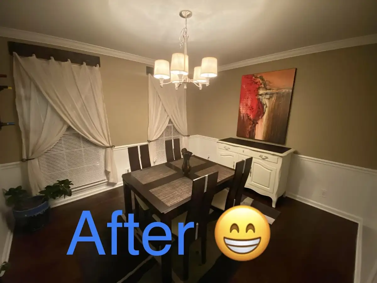 Professional dining room restoration after water damage in Enfield